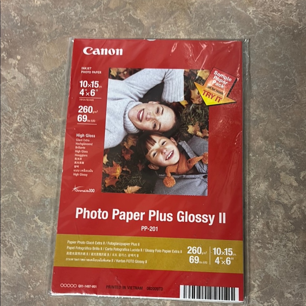 Canon Photo Paper Plus Glossy II